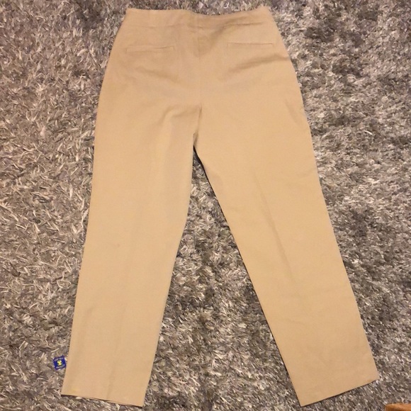 Talbots Heritage women’s flat front Khaki pants size12 - Picture 5 of 5